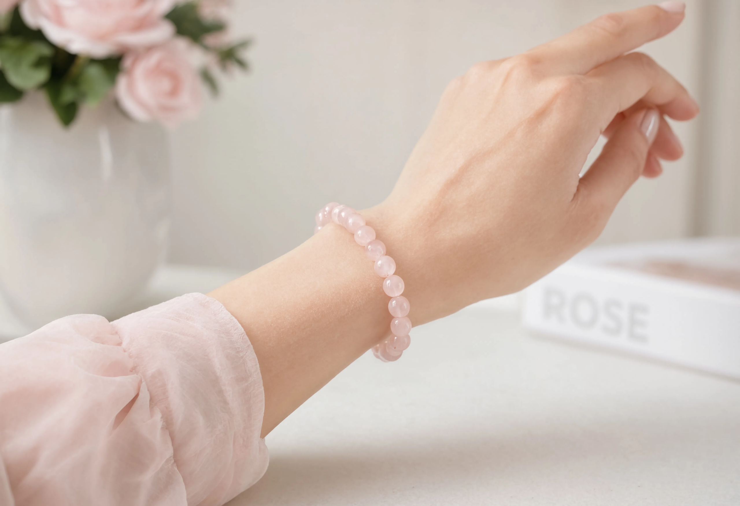 Rose Quartz Bracelet - Image 3