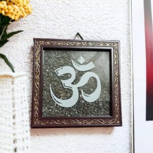 Om Pyrite Plate